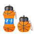 Basketball Running Sports Outdoor Silicone Water Bottle.